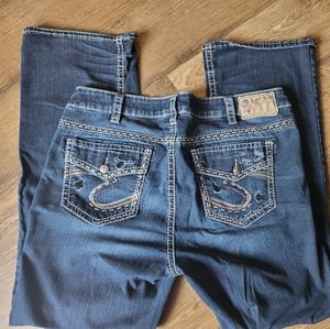 Women's Silver Jeans Aiko Midboot size 16 length 31